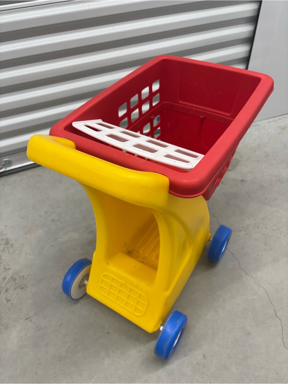 Little Tikes Red & Yellow Push Shopping Cart for Kids - Picture 2 of 2